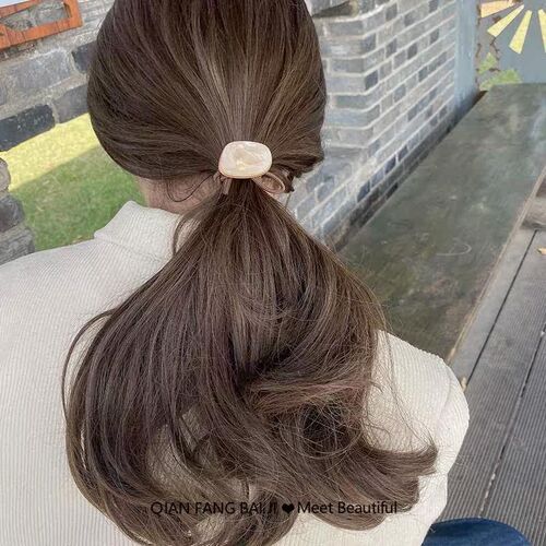 Elegant simple hair ring ~ exquisite light luxury high-end f