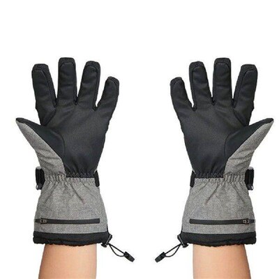 Electric Heated Gloves Waterproof Winter Gloves with 3