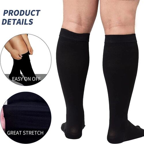 S-7XL Compression Socks Plus Size Men Women Gym Running Hiki