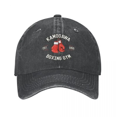 Vintage Hajime No Ippo KBG Design Baseball Caps for Men Disr