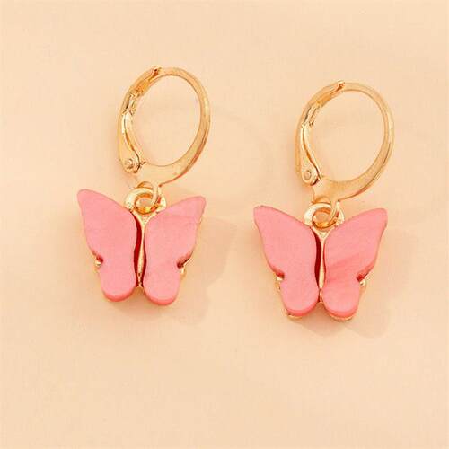 FDL     Animal Cute Lovely Butterfly Design Earring Elegant
