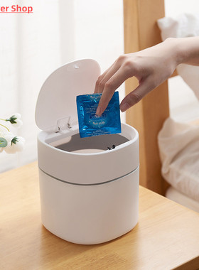 Mini Small Waste Bins Desktop Garbage Basket Home Table Plas