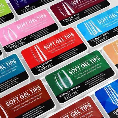.False+Nails+New+Matte+Tips+Fake+Nail+Capsule+Press+on+Coffi