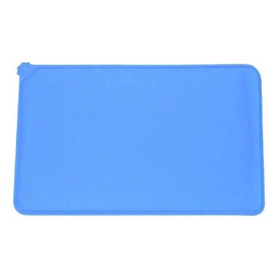 New Dog Food Mat Solid Color Silicone Pet Food Pet Washing