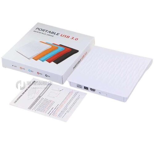 External CD DVD Drive SB 3.0 Slim Portable CD/DVD Writer/Rew