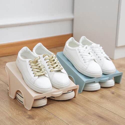 Space-saving double-layer shoe rack, a magical shoe organize