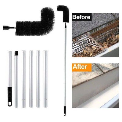 Gutter Cleaning Tool Adjustable Gutter Cleaner Multi Tubes
