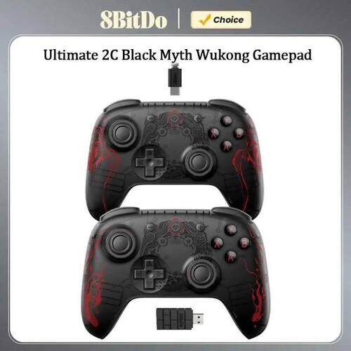 8BitDo Ultimate 2C Wireless Game Controller Wired Gamepad Bl