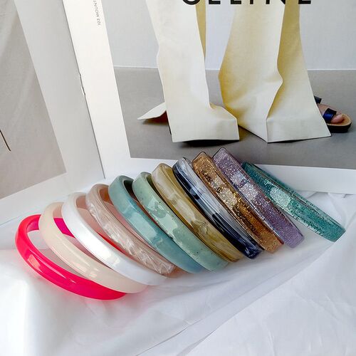 UJBOX 1PC Japanese Korean 11 Colors Acrylic Resin Bangles fo