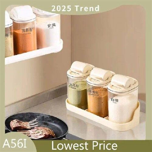ABDD Wall-Mounted Kitchen Seasoning Jar Outdoor Portable