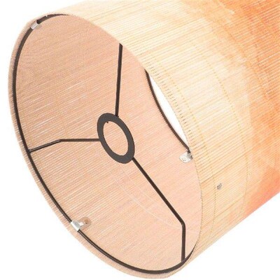 Elegant Bamboo Decorative Lampshade Reversible Watercolor
