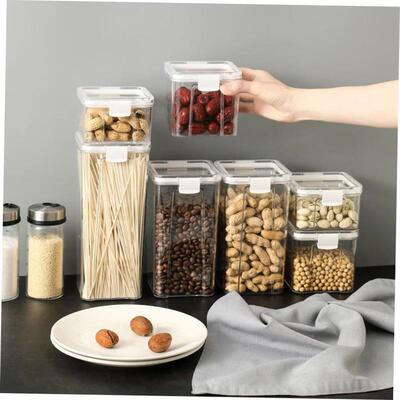 Kitchen grains sealed jar透明food moisture-proof storage box