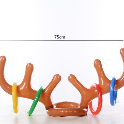 Santa Funny Reindeer Antler Christmas Toy Inflatable
