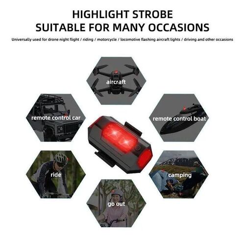1pc Universal Strobe Light for Motorcycle Scooter Car LED An