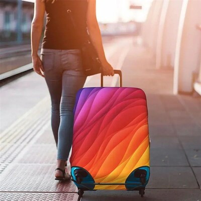 Luggage Cover Stretch Fabric Suitcase Protector Baggage Dust