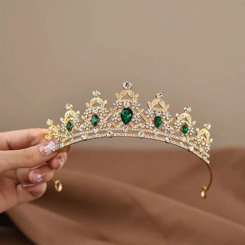 Childrens Princess Crown Crystal Tiara Girls Hair Accessori