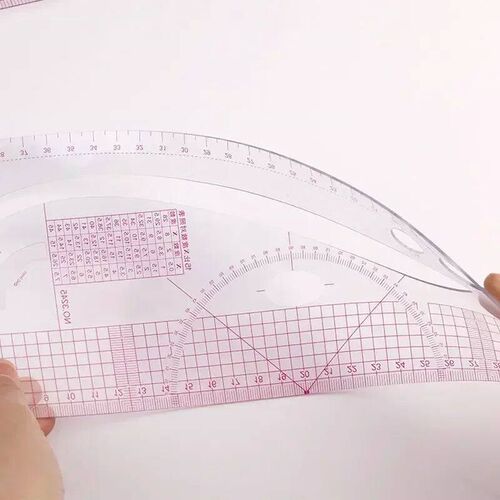 2024 New French Curve Ruler Soft Patchwork Ruler Measure Tai