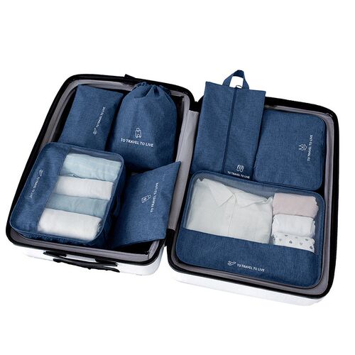 Waterproof Travel Organizer 7Piece Set Home Shoe Underwear C