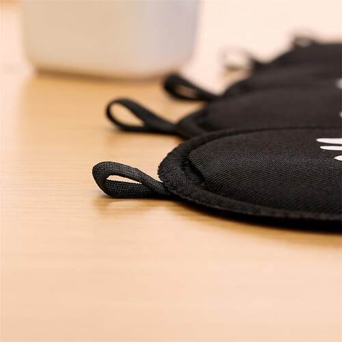 Cartoon Personalized Text Printed Trendy Light-Blocking Eye