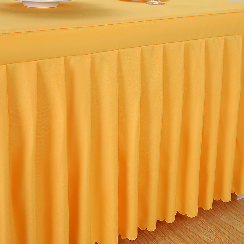 定制酒店会议桌布桌裙布艺活动办公签到台布黑色长条台围裙桌罩,居家布艺,桌布,淘宝优惠券,粉丝福利购,淘宝优惠卷