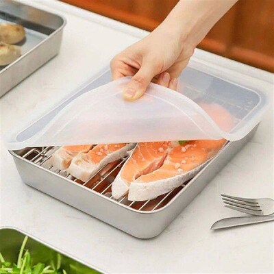 Toaster Stainless Steel Bakeware Picnic Food Pan Turkey
