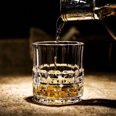 Creative crystal glass whisky glass, wine glass, classic
