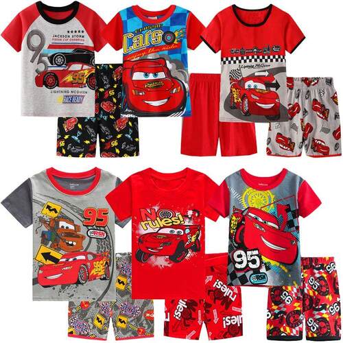 New Summer Kids Pyjamas Children Sleepwear Baby Set Boys