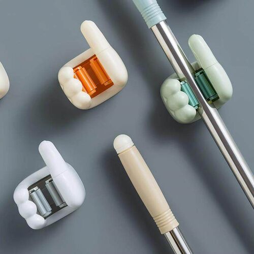 Creative Thumb Mop Clip No-Drill Bathroom Multi-Function Hoo