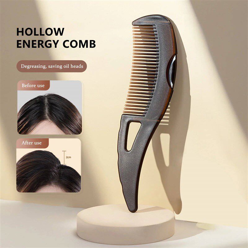 Dandruff Removal Scalp Hair Combs Hair Dressing Comb Self-Cl - 实物图