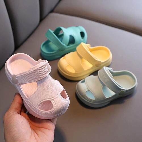 Summer Cartoon New Baby Hole Shoes Childrens Beautiful Anti