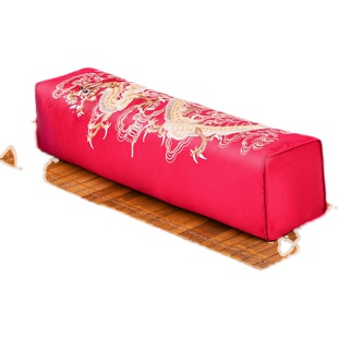 中式枕头皇帝宫廷老式龙纹刺绣仿古长方形古代荞麦护颈助眠硬枕头