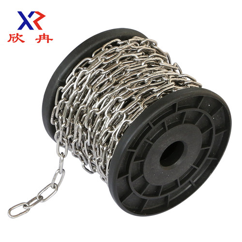 欣冉不锈钢链条承重防盗吊灯链宠物狗铁链子护栏锁链6mm