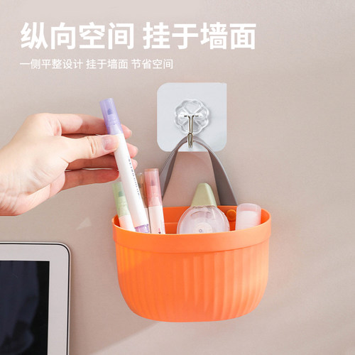 大葱蒜姜收纳筐家用厨房鸡蛋挂篮免打孔卫生间洗漱用品置物架