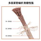 高空作业安全绳户外外墙清洗专用吊板高强锦纶绳子耐磨尼龙绳套装