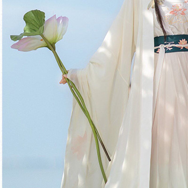 仿真荷叶荷花带杆摄影道具仿真花绿植水池塘装饰拍摄演出舞蹈道具