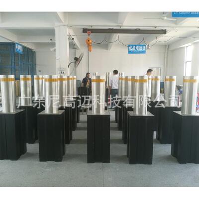 尼高迈电动智能感应升降柱 304不锈钢成品可升降埋地护桩 拦截庄