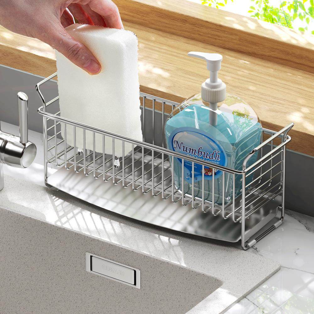 304不锈钢洗洁精洗碗布收纳架厨房水槽挂篮海绵沥水篮窗台置物架,厨房/烹饪用具,抹布架/厨房清洁收纳架,淘宝优惠券,粉丝福利购,淘宝优惠卷