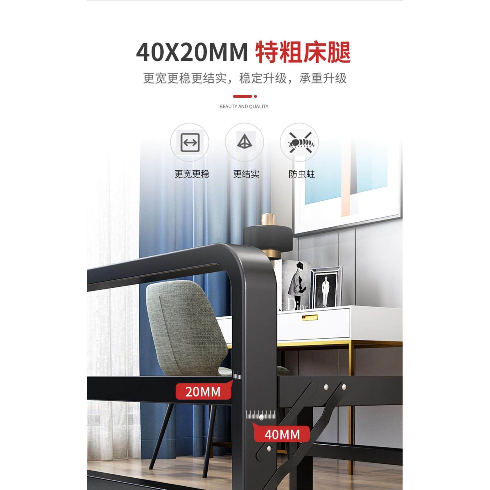 折叠床单人双人1米1.2米午休床办公室简易床经济型出租房卧室小床