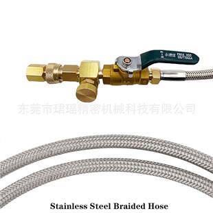 跨境供应N2O充气接头M11 8钢编管 1螺纹快速连接适配器G5