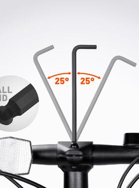 94238 3件套实用扳手L型内六角扳手套装1360g25.5*22.4*4