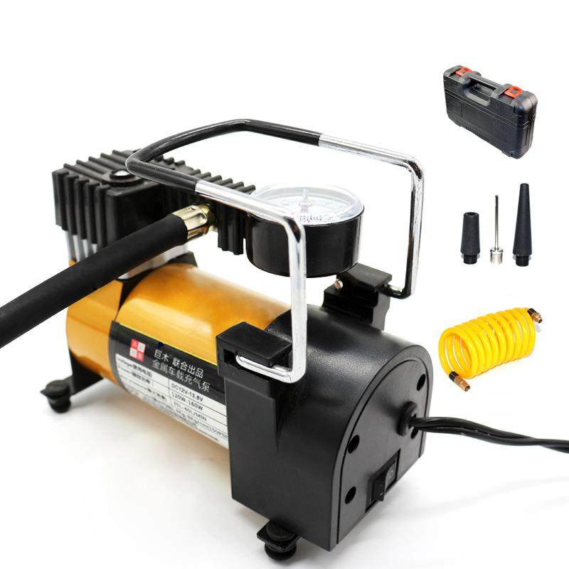12V金属充气泵单双缸汽车用便携式充气泵电动车载打气泵套装摩托,汽车用品/电子/清洗/改装,车载充气泵,淘宝优惠券,粉丝福利购,淘宝优惠卷