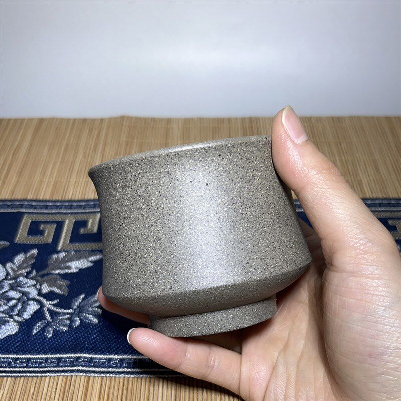 宜兴紫砂口杯主人杯品茗杯个人家用单杯杯子 原矿青段180毫升茶杯