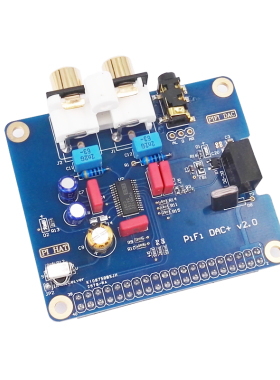 树莓派4/3B+ HIFI DAC+声卡 I2S接口 pifi DAC+ V2.0