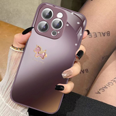 适用苹果13pro手机壳新款 13min马年本命年iphone13保护套pro红色女防摔13promax玻璃外壳镜头全包高级感2026