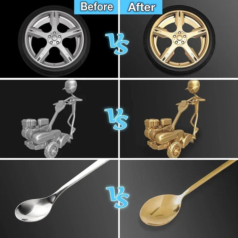 3/2/1pcs Chrome Mirror Marker Pen 2mm DIY Reflective Paint P图片