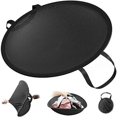 Space-Saving Flexible Collapsible Hamper with Handles for Ul