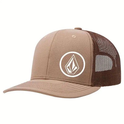 Diamond printed mesh duckbill cap for men and women, outdoor