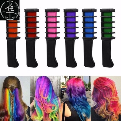 6/10pcs Hair Mascara New Design Crayons for Hair Color Chalk