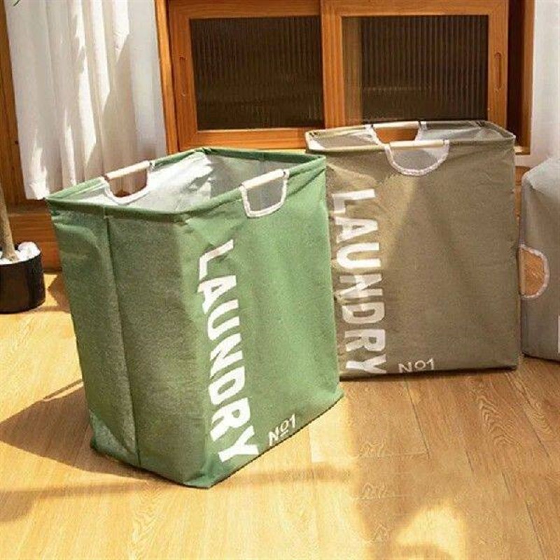 Large Capacity Waterproof Laundry Basket Cotton Linen Dirty图片