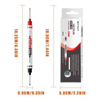 Long-head marker pen, carpenter marking pen, 20mm